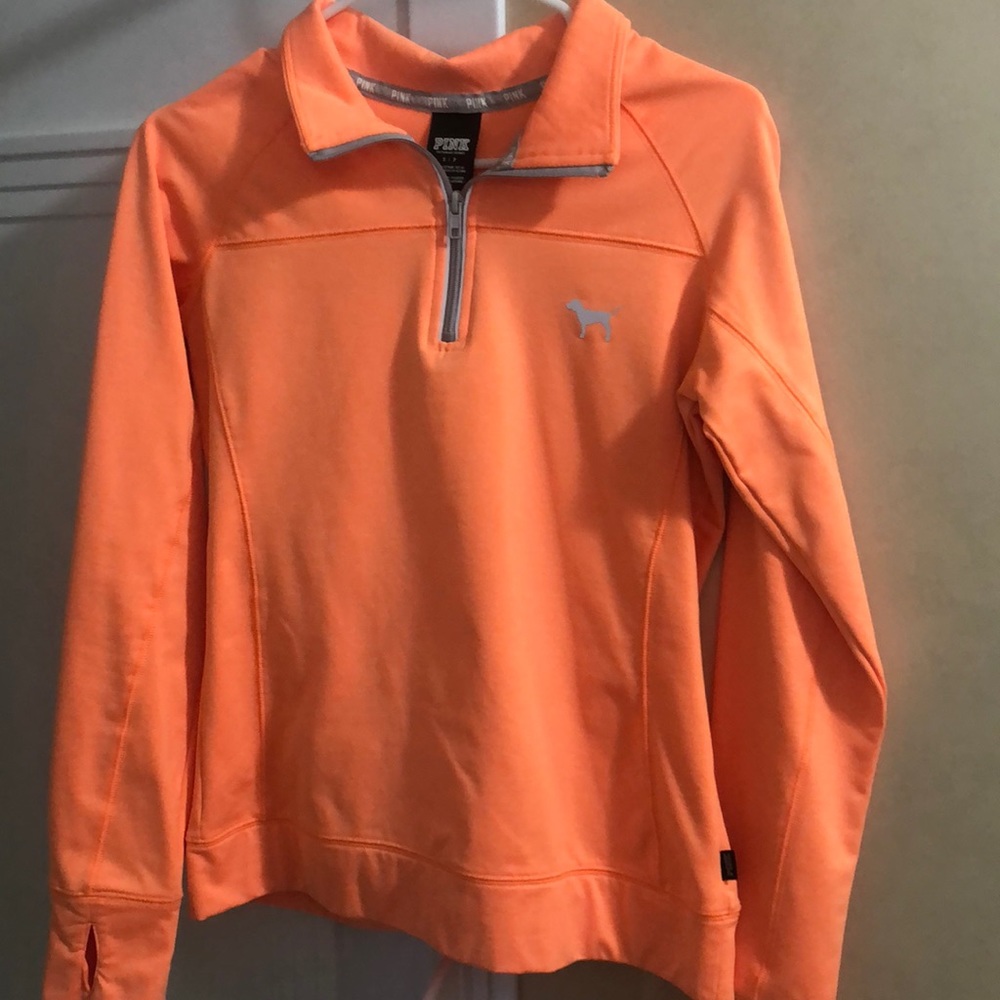 Pink ultimate half zip sz small like new